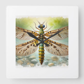 Horloge Carrée Caddisfly 241024IREF225 - Watercolor