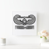 Horloge Carrée Cadeau de la 101e division aéroportée (Maison)