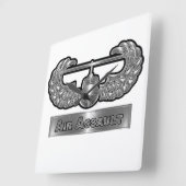 Horloge Carrée Cadeau de la 101e division aéroportée (Angle)