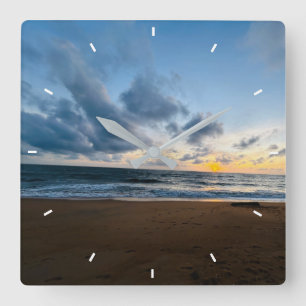 Horloge Carrée Cadran mural personnalisé avec votre propre photo