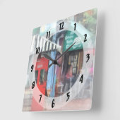 Horloge Carrée Cafe Fells Point MD (Angle)