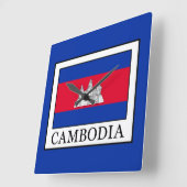 Horloge Carrée Cambodia (Angle)