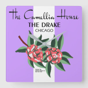 Horloge Carrée Camellia House, Hôtel Drake, Chicago ; 1940-1977