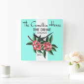 Horloge Carrée Camellia House, hôtel Drake, Chicago, IL (Maison)