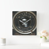 Horloge Carrée Caméra vintage (Maison)