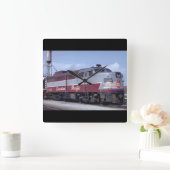 Horloge Carrée Canada, Canadien Pacifique_Trains du monde (Maison)