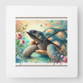 Horloge Carrée Cantors giant softshell turtle 060824AREF136 - Wat (Recto)