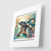 Horloge Carrée Cantors giant softshell turtle 060824AREF136 - Wat (Angle)