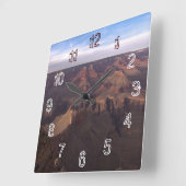 Horloge Carrée Canyon grand (Angle)