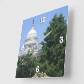 Horloge Carrée Capitol du parc Bartholdi (Angle)