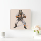 Horloge Carrée Capteur de baseball (Maison)