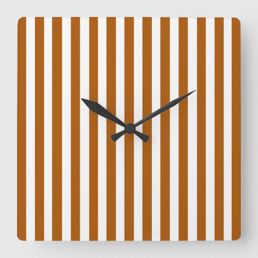 Horloge Carrée Caramel Moderne (Recto)