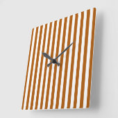 Horloge Carrée Caramel Moderne (Angle)