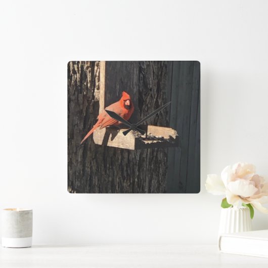 Horloge Carrée Cardinal (Maison)