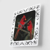 HORLOGE CARRÉE CARDINAL (Angle)