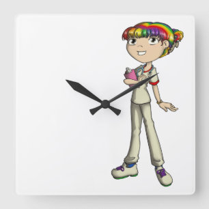 Horloge Carrée Care