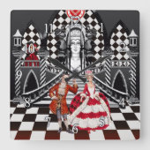 Horloge Carrée Carnival in a Magical land (Recto)