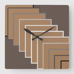 Horloge Carrée Carré