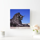 Horloge Carrée Carré Lion de bronze Trafalgar (Maison)