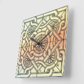 Horloge Carrée Carrée (Angle)