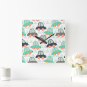 Horloge Carrée Cars et More (Maison)