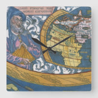 Carte antique du monde avec Claude Ptolémée, 1507
