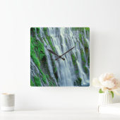 Horloge Carrée Cascade pittoresque, Californie (Maison)