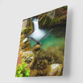 Horloge Carrée Cascade sur Hare Creek, Californie (Angle)