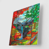 Horloge Carrée Cascades (Angle)