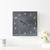 Horloge Carrée Case de réussite de la pêche (Maison)