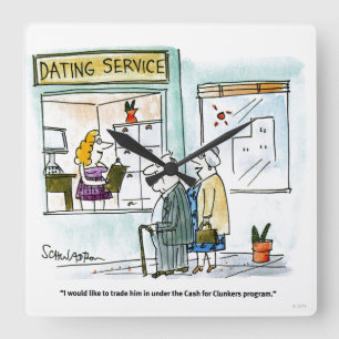 Horloge Carrée Cash for clunkers