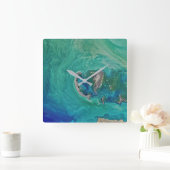 Horloge Carrée caspian (Maison)