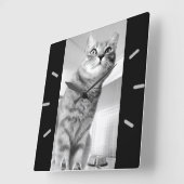 Horloge Carrée Cat (Angle)