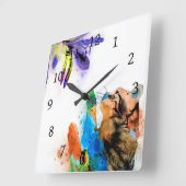 Horloge Carrée Cat 610 (Angle)