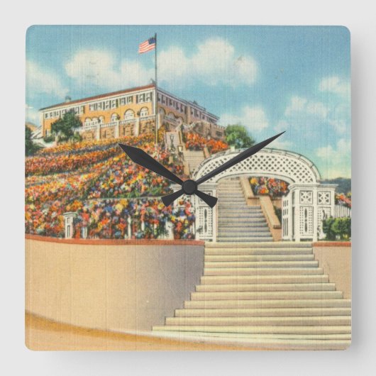 Horloge Carrée Catalina (Recto)