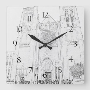 Horloge Carrée Cathédrale de grâce