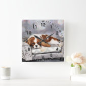 Horloge Carrée Cavalier King Charles Spaniel - Remington (Maison)