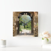 Horloge Carrée Ce qui est en vue (Maison)