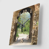 Horloge Carrée Ce qui est en vue (Angle)