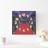 Horloge Carrée Céléb Star (Maison)