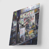 Horloge Carrée Cenosillicaphia (Angle)