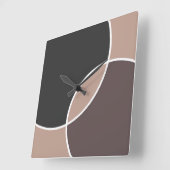 Horloge Carrée Cercles de sélection (Angle)