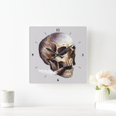 Horloge Carrée Ces Ciggies seront la Mort de Moi. (Maison)