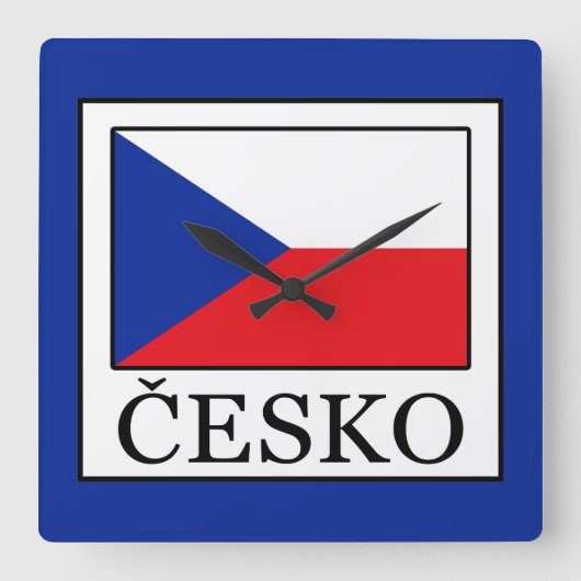Horloge Carrée Česko (Recto)