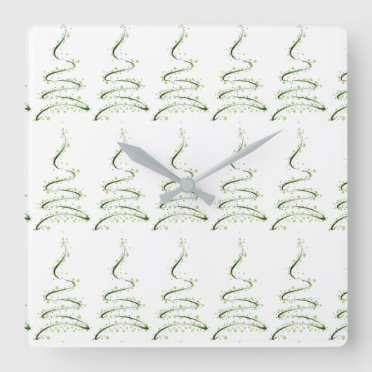 HORLOGE CARRÉE ****C'EST LA SAISON NOËL MODERNE**** FERMER (Recto)