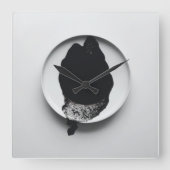 Horloge Carrée C'est l'heure du café à l'horloge (Recto)