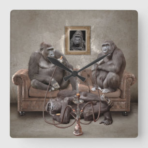 Horloge Carrée C'est l'horloge de Hookah