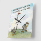 Horloge Carrée C'est seulement un jeu (Angle)