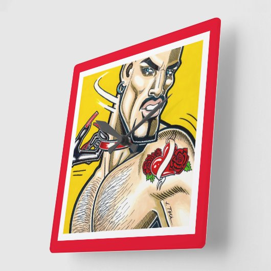 Horloge Carrée C'est simple ! (Angle)