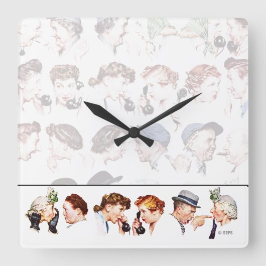 Horloge Carrée Chaîne de Gossip 4 (Recto)